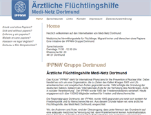 Tablet Screenshot of medinetzdortmund.de